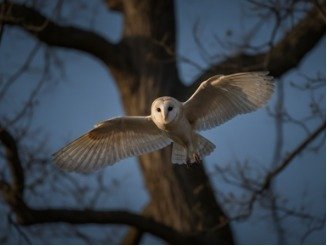 Barn Owl in Flight