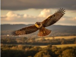 Red-tailed Hawk — Golden Hour